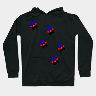 Polyamorous Pride Paws Hoodie